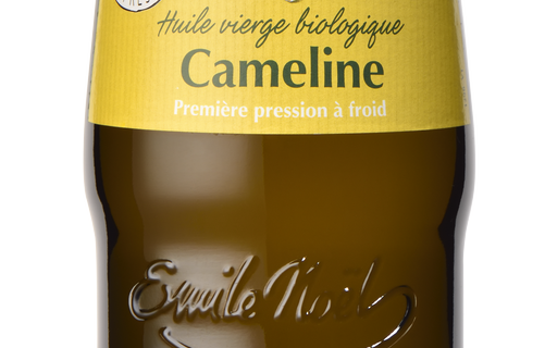 BIO : l'Huile de Cameline Emile Noël cultivée et pressée en France.