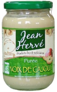 Purée de Noix de Cajou JEAN HERVE / Recettes Véganes et Gourmandes.