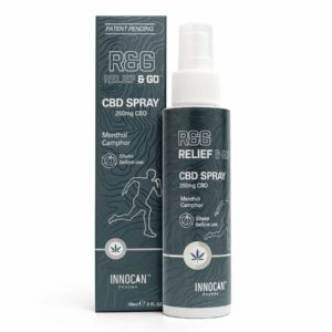 Relief & Go CBD Spray : relaxant musculaire avec effet rapide et durable.