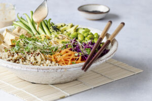 Buddha bowl végétariennes et véganes : cuisine saine et gourmande