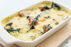 Gratin de légumes d’été à la béchamel végétale