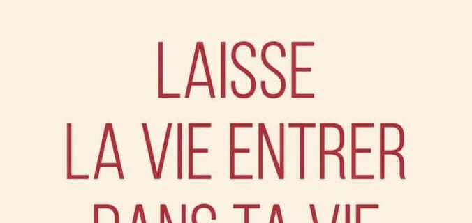 Laisse la vie entrer dans ta vie de Gislaine Duboc : avis et analyse